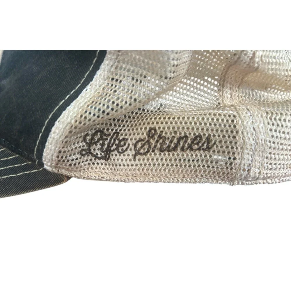 3OA Life Shines Legacy Mesh Trucker Snapback Hat Cap Sun Beach Men Women Gray